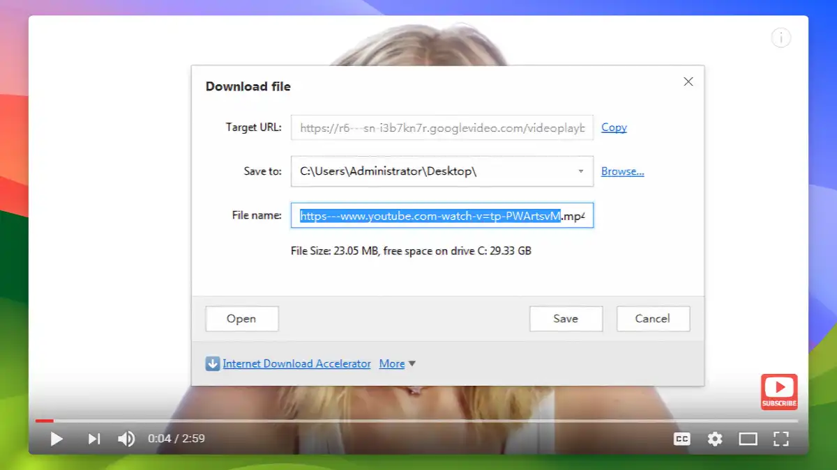 Maxthon - Video download feature - 04