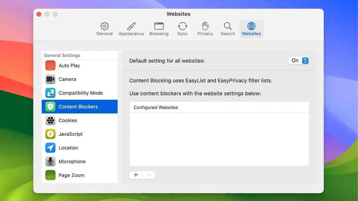 Orion Browser - Ad blocking - 02