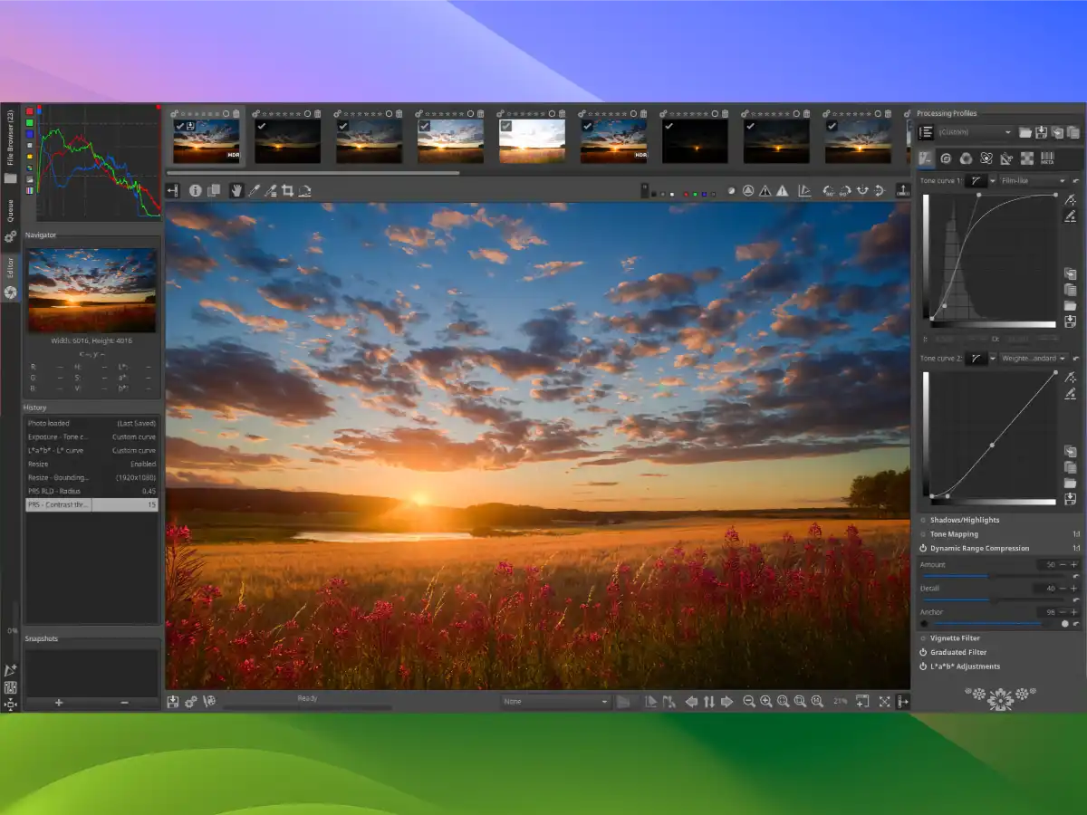 RawTherapee - Multiple exposure and HDR support_05