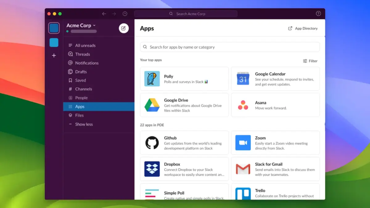 Slack - Integration with external applications_03